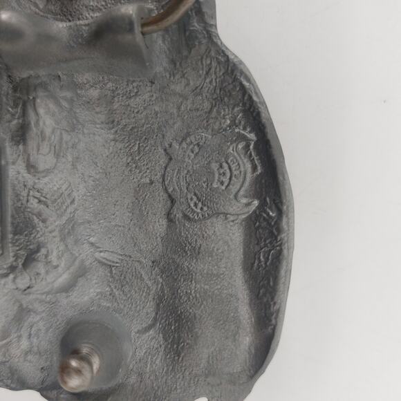 Biker Skull Eagle Lightning Bolt Belt Buckle Enamel Skeleton - Picture 10 of 11